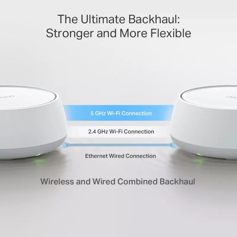 TP-Link BE3600 Whole Home Mesh Wi-Fi 7 -järjestelmä, 2.5G Multi Gigabit