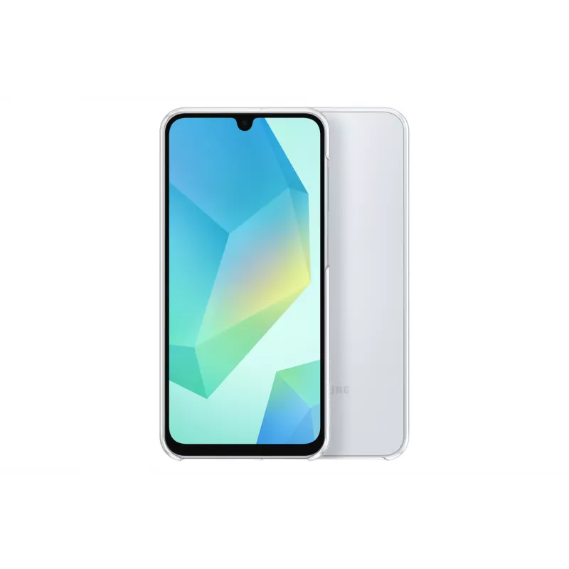 Samsung EF-QA166CTEGWW Clear Case -suojakuori Galaxy A16 / A16 5G:lle, läpinäkyvä
