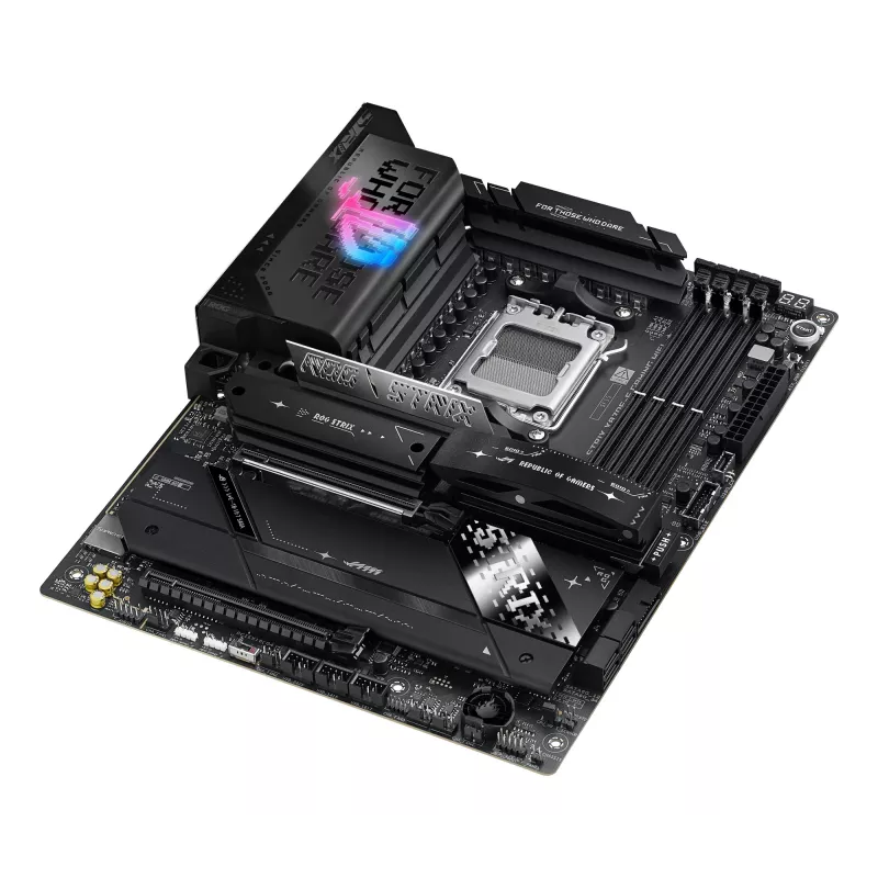 Emolevy ASUS ROG STRIX X870E-E GAMING WIFI ATX, AMD X870E, Socket AM5, DDR5, 4 DIMM, Wi-Fi 7, Bluetooth 5.4, 5Gb LAN