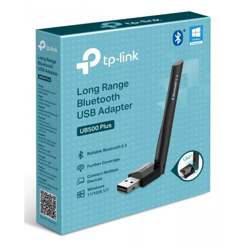 TP-Link UB500 Plus liitäntäkortit/sovittimet Bluetooth