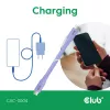 USB-C-kaapeli CLUB3D CAC-3004 2m violetti