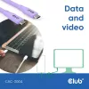 USB-C-kaapeli CLUB3D CAC-3004 2m violetti