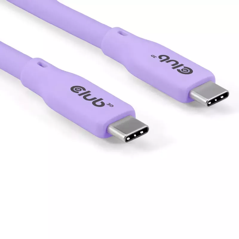 USB-C-kaapeli CLUB3D CAC-3004 2m violetti