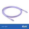 USB-C-kaapeli CLUB3D CAC-3004 2m violetti