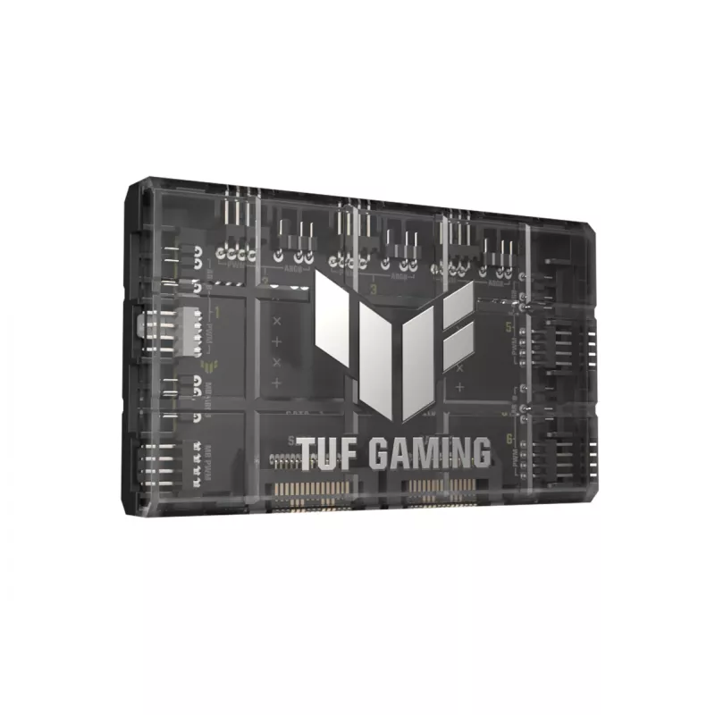Tuuletinohjain ASUS TUF Gaming ARGB PWM Fan Hub 4-napainen musta