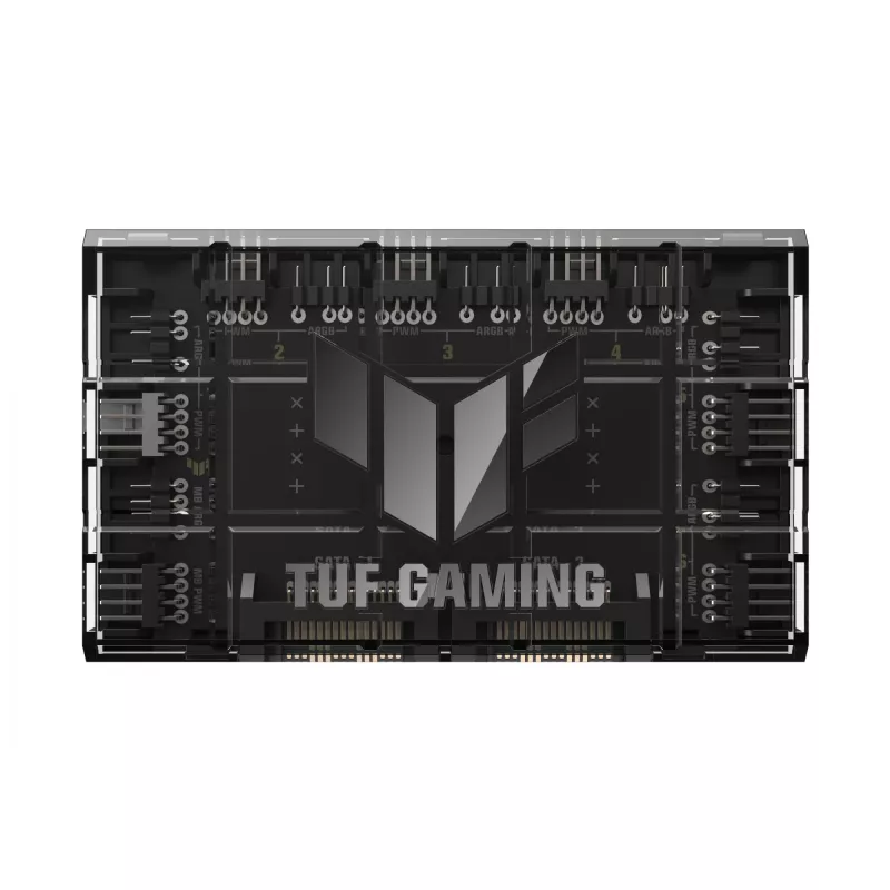 Tuuletinohjain ASUS TUF Gaming ARGB PWM Fan Hub 4-napainen musta