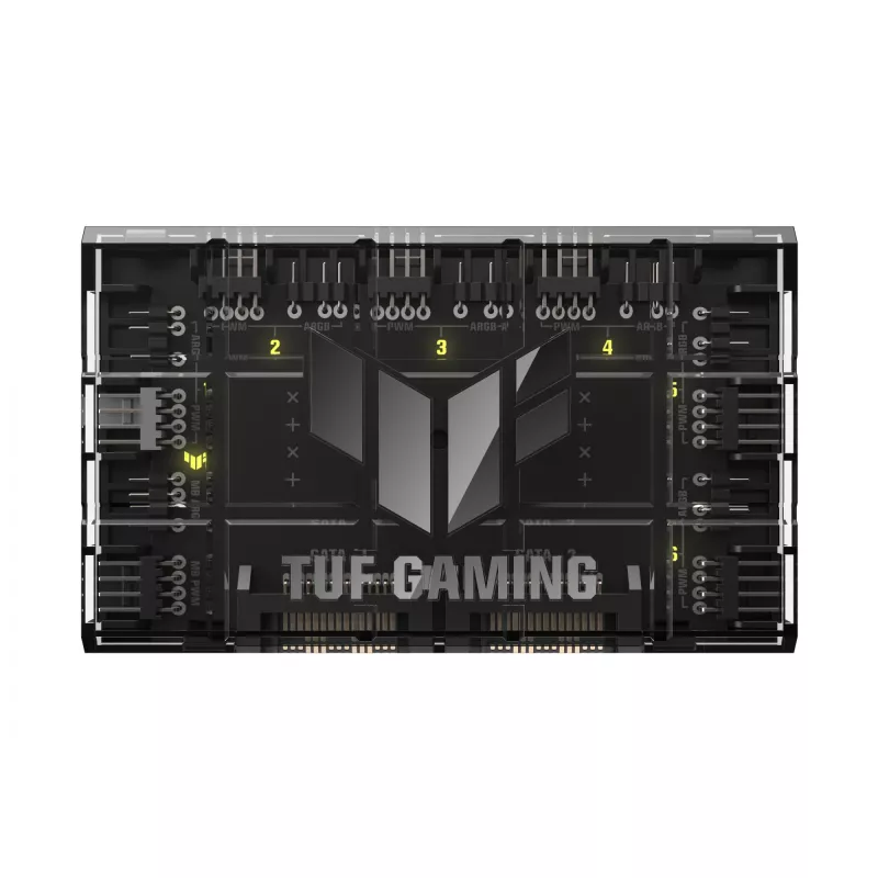 Tuuletinohjain ASUS TUF Gaming ARGB PWM Fan Hub 4-napainen musta