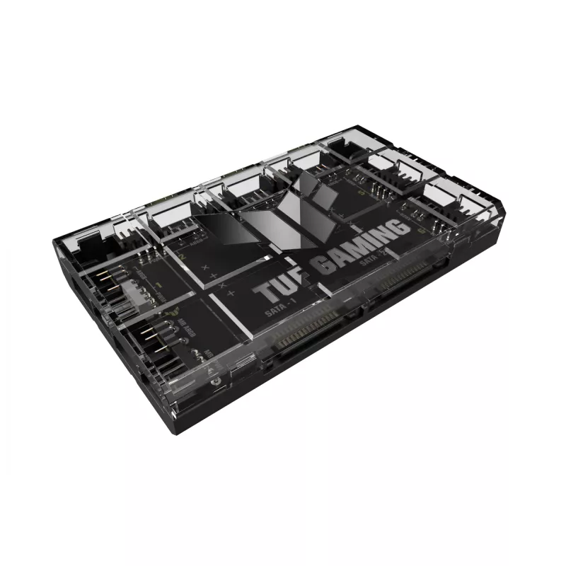 Tuuletinohjain ASUS TUF Gaming ARGB PWM Fan Hub 4-napainen musta