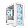 ASUS A23 PLUS TG ARGB WHITE, PC, valkoinen, micro ATX, Mini-ITX, Multi, 16,5 cm, 38 cm