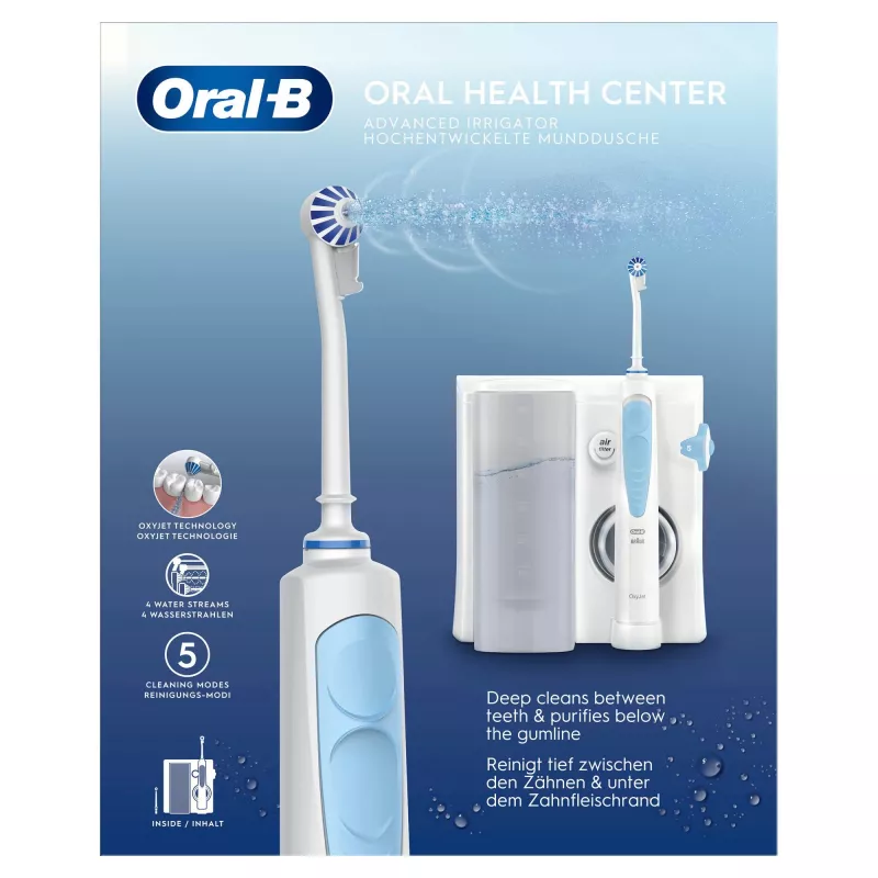 Oral-B OxyJet suihkuhammasharja, valkoinen