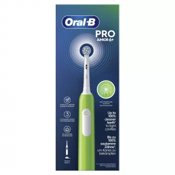 Oral-B Junior sähköhammasharja lapsille pyörivä hammasharja vihreä