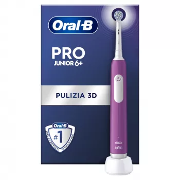 Oral-B Junior sähköhammasharja lapsille pyörivä hammasharja violetti