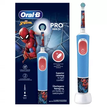 Oral-B Kids sähköhammasharja lapsille pyörivä hammasharja monivärinen