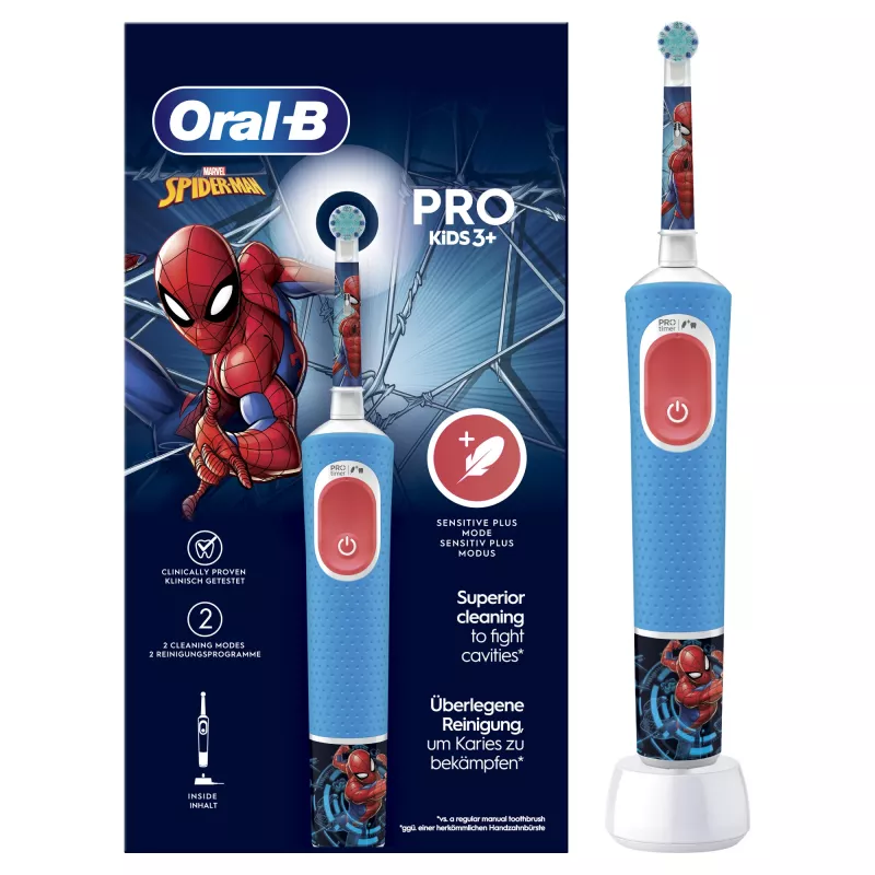 Oral-B Kids sähköhammasharja lapsille pyörivä hammasharja monivärinen