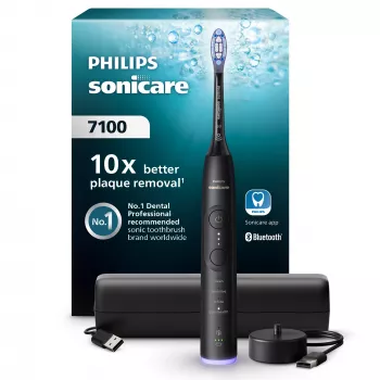 Äänihammasharja Philips Series 7100 HX7421/01 — sonic, 62,000 mov/min, 3 nopeutta, 4 tilaa, Bluetooth, Li-Ion, matkakotelo