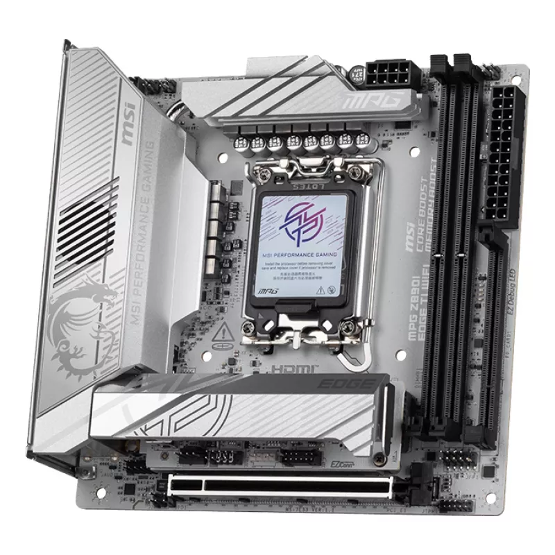 MSI MPG Z890I EDGE TI WIFI emolevy Intel Z890 LGA 1851 (Socket V1) Mini-ITX
