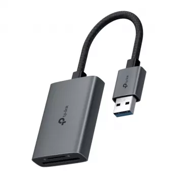 Kortinlukija TP-LINK UA430 USB 3.2 Gen 1 Type-C — MicroSD / SD, harmaa