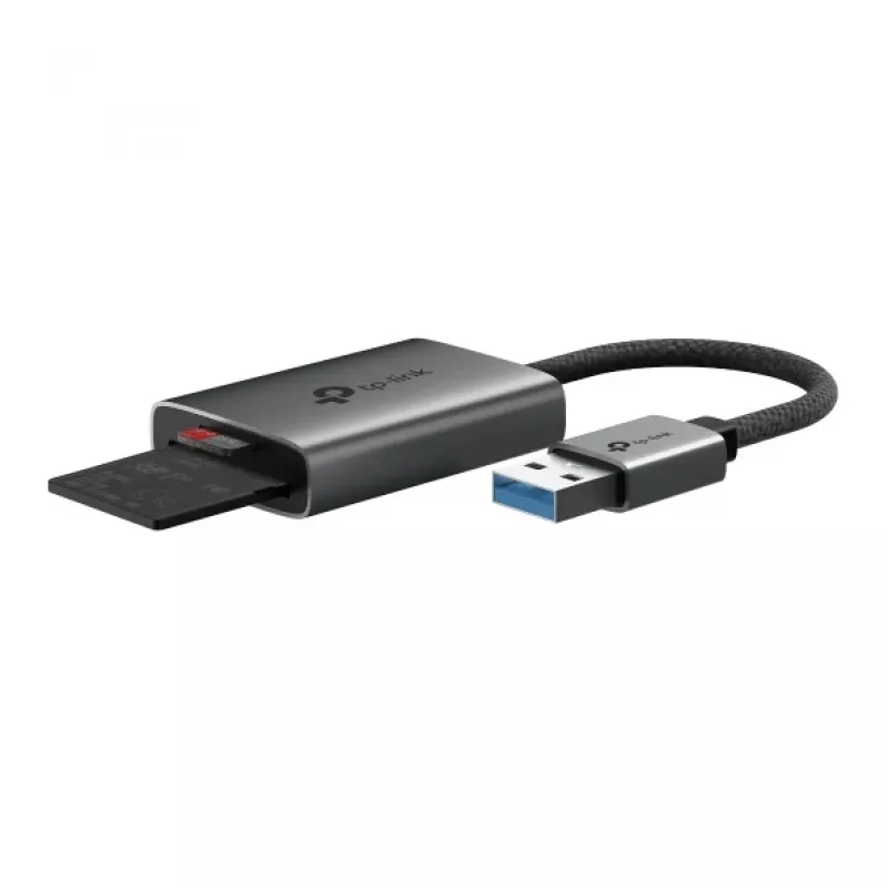 Kortinlukija TP-LINK UA430 USB 3.2 Gen 1 Type-C — MicroSD / SD, harmaa