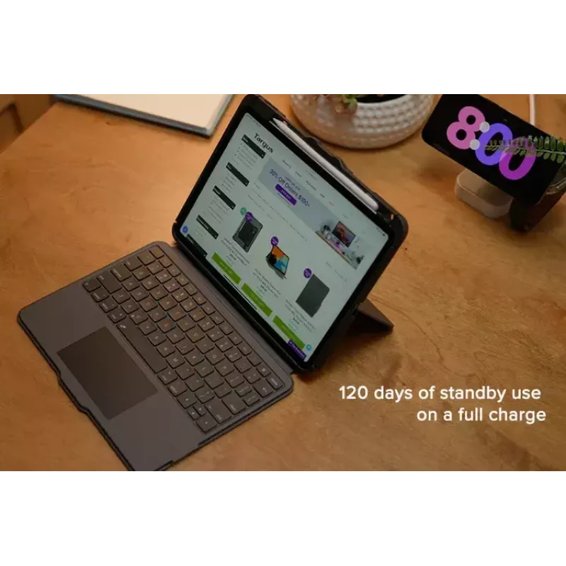 Targus VersaVu QWERTY Nordic Bluetooth-näppäimistö trackpadilla musta