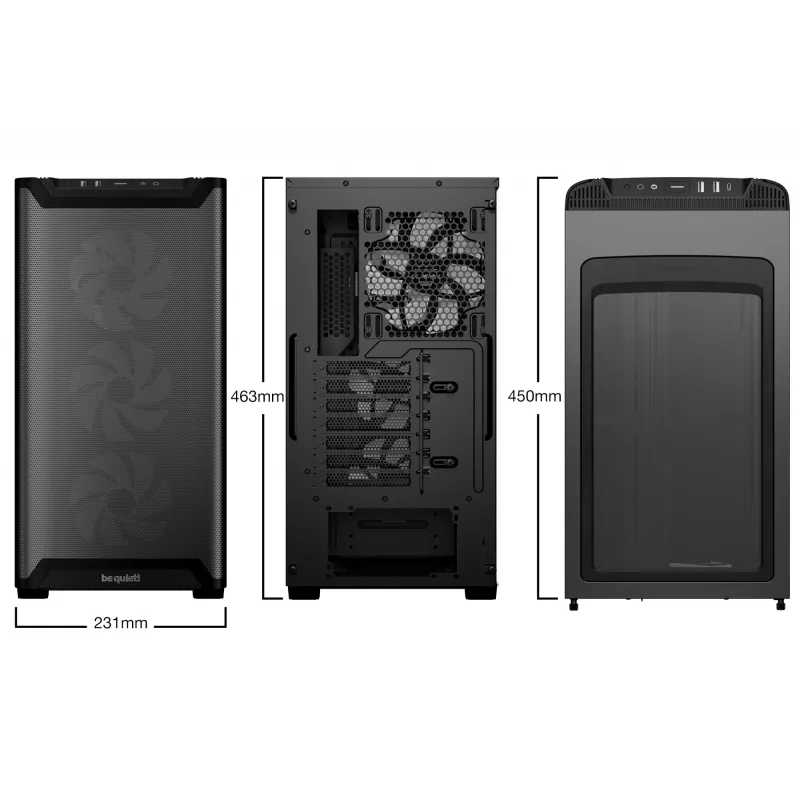 be quiet Pure Base 501 LX musta Midi-Tower