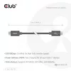 USB Type-C-kaapeli CLUB3D CAC-1570 1,2m — 80Gbps, 240W, tukee 8K@240Hz, musta