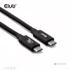 USB Type-C-kaapeli CLUB3D CAC-1570 1,2m — 80Gbps, 240W, tukee 8K@240Hz, musta