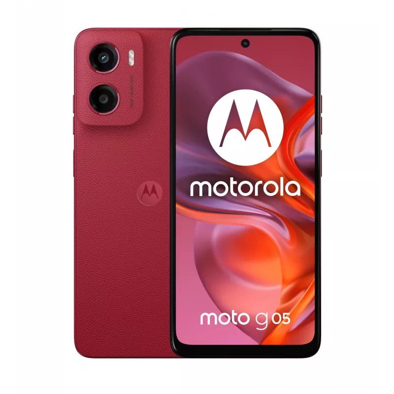 Motorola moto g05 16,9 cm (6,67 inch) Dual SIM Android 15 4G USB Type-C 4 GB 64 GB 5200 mAh punainen