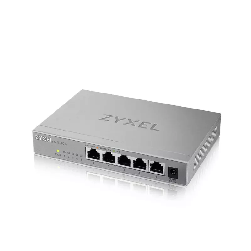 Zyxel XMG-105 hallitsematon 2.5G Ethernet (100/1000/2500) harmaa