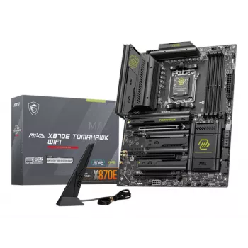 Emolevy MSI MAG X870E TOMAHAWK WIFI — AMD X870E, kanta AM5, ATX, 4x DDR5 DIMM, 4x M.2, Wi‑Fi, 5Gb Ethernet