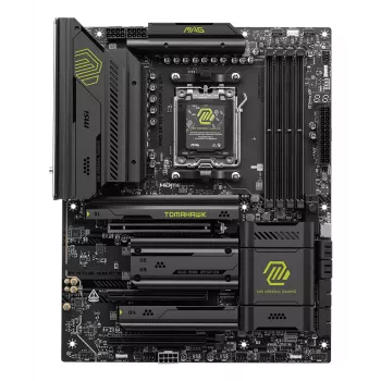 Emolevy MSI MAG X870E TOMAHAWK WIFI — AMD X870E, kanta AM5, ATX, 4x DDR5 DIMM, 4x M.2, Wi‑Fi, 5Gb Ethernet