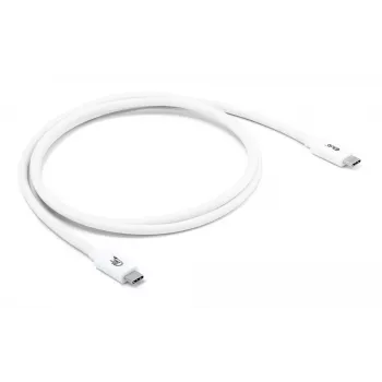 Club3D CAC-1572 USB 80 Gbps -sertifioitu kaapeli, USB-C – USB-C, 240 W PD, 8K240Hz, 1,2 m, valkoinen