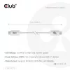 Club3D CAC-1572 USB 80 Gbps -sertifioitu kaapeli, USB-C – USB-C, 240 W PD, 8K240Hz, 1,2 m, valkoinen