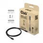 CLUB3D Thunderbolt™ 5 sertifioitu kaapeli 8K240Hz data 80/120 Gbps EPR 240 wattia M/M 1m / 3,28ft
