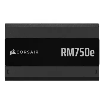 Virtalähde CORSAIR RM750e 750 W ATX 3.1 80 PLUS Gold täysmodulaarinen, 24-pin, 120 mm tuuletin, 6×SATA, 2×PCIe (6+2), 2×PATA