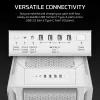 CORSAIR PC-kotelo - 5000T Mid-Tower High-Performance - valkoinen