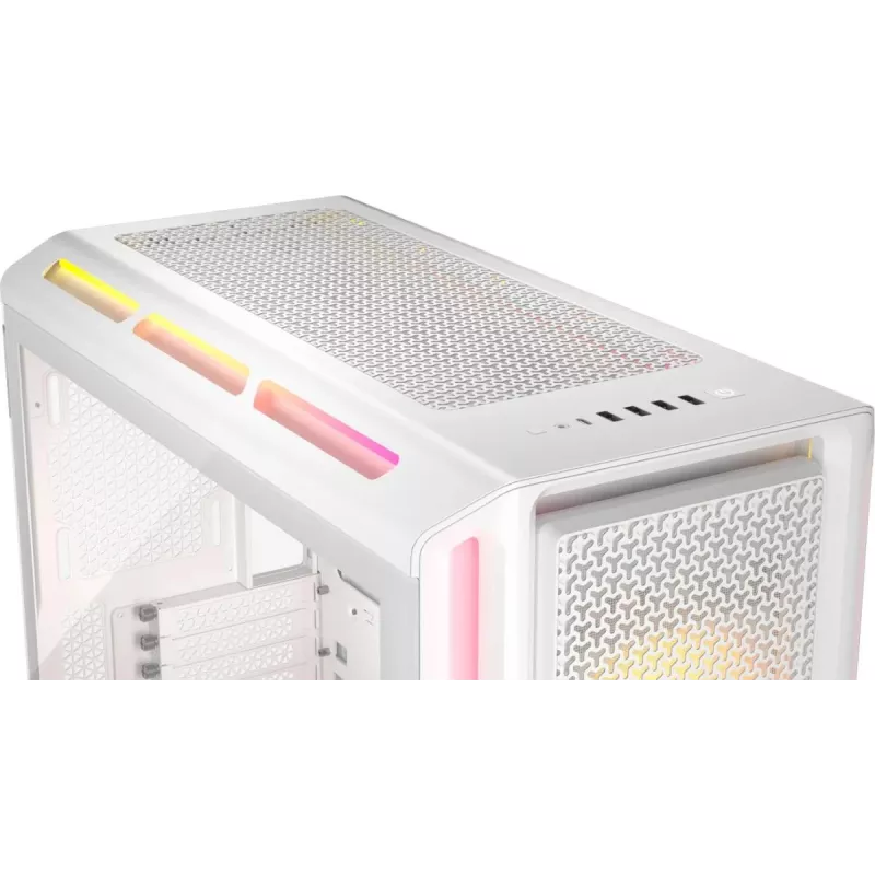 CORSAIR PC-kotelo - 5000T LX RGB Midi-Tower (tempered Glass) valkoinen