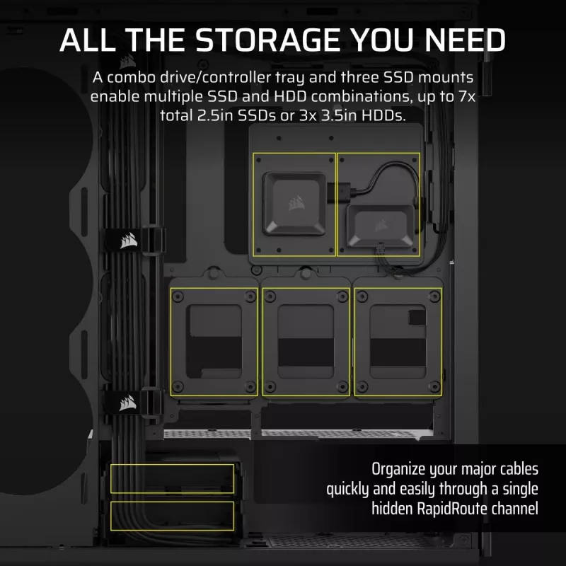 CORSAIR PC-kotelo - Icue Link 5000t Lx RGB Mid-Tower High-Performance