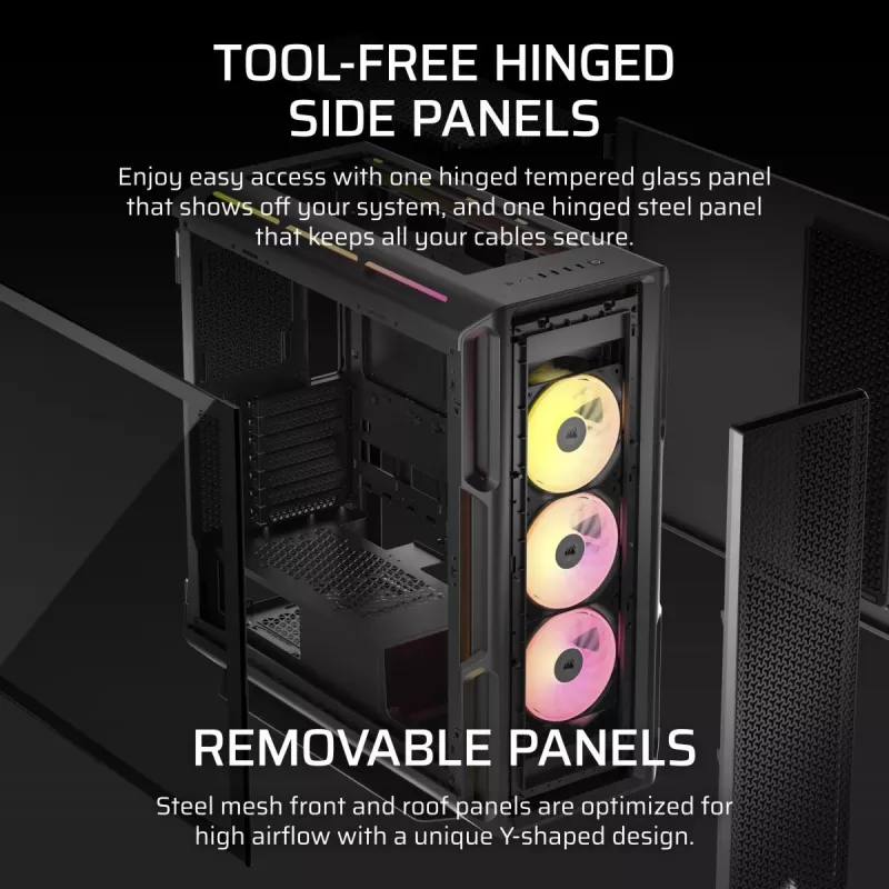 CORSAIR PC-kotelo - Icue Link 5000t Lx RGB Mid-Tower High-Performance