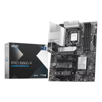 Emolevy MSI PRO B860-P — Intel B860, LGA 1851, ATX, DDR5, 4 DIMM, 3×M.2, 5Gb LAN, HDMI 2.1