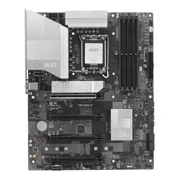 Emolevy MSI PRO B860-P — Intel B860, LGA 1851, ATX, DDR5, 4 DIMM, 3×M.2, 5Gb LAN, HDMI 2.1