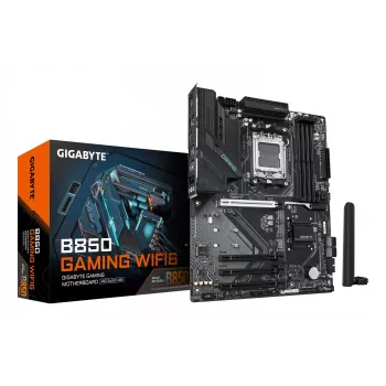 Emolevy GIGABYTE B850 GAMING WIFI6, AMD B850 -piirisarja, AM5-kanta, ATX, 4x DDR5 -paikkaa, Wi-Fi 6, 3x M.2, 4x SATA III