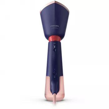 Philips 5000 series käsihöyrytin, vaatteiden käsihöyrytin, 0,32 l, 0,58 min, sininen, laivastonsininen, painikkeet