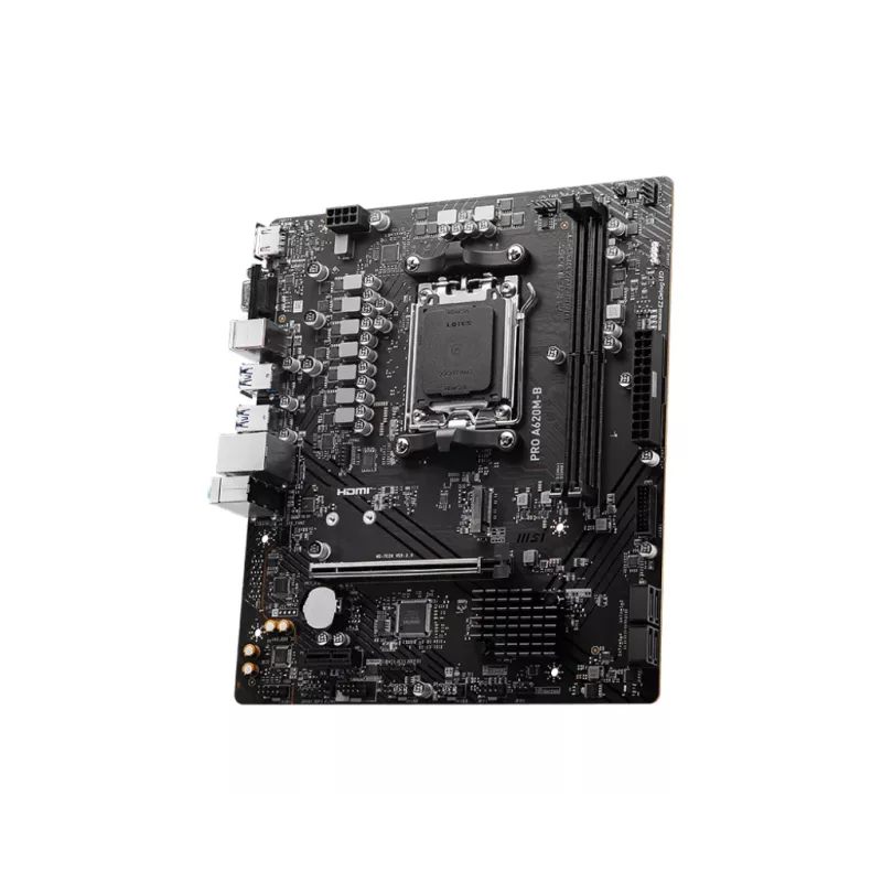Emolevy MSI PRO A620M-B, AMD A620, kanta AM5, Micro ATX
