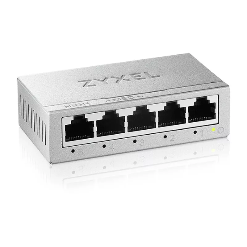 Zyxel GS-105BV5-EU0101F verkkokytkin hallitsematon L2 Gigabit Ethernet (10/100/1000)