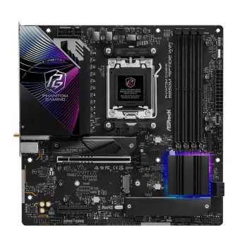 ASRock emolevy B850M Riptide WiFi AM5 AMD B850 4 X DDR5 1 X HDMI 2.1 Tmds/frl 8g 1 X DisplayPort 1.4 With DSC mATX