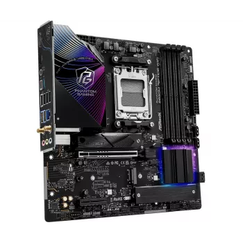 ASRock emolevy B850M Riptide WiFi AM5 AMD B850 4 X DDR5 1 X HDMI 2.1 Tmds/frl 8g 1 X DisplayPort 1.4 With DSC mATX