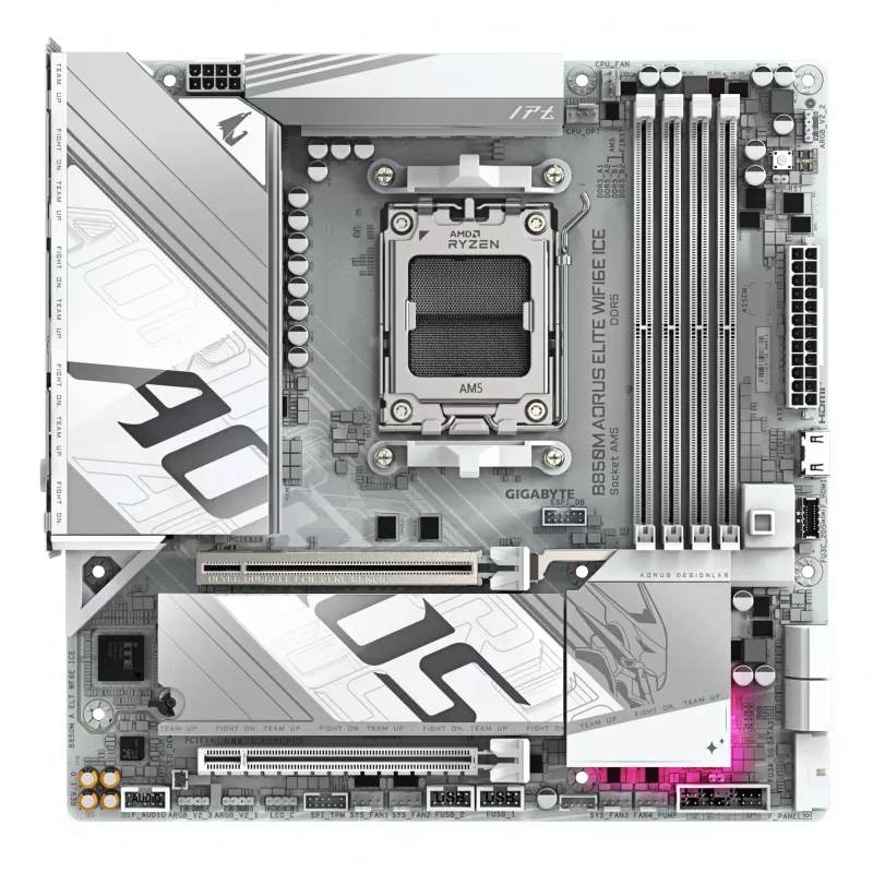 Emolevy GIGABYTE B850M AORUS ELITE WIFI6E, AMD B850, kanta AM5, Micro ATX