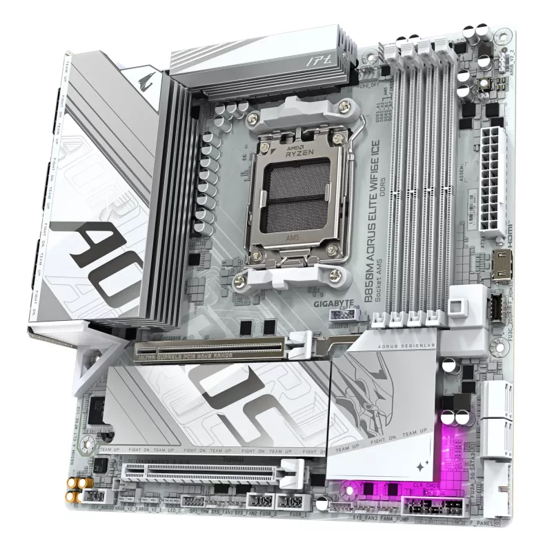 Emolevy GIGABYTE B850M AORUS ELITE WIFI6E, AMD B850, kanta AM5, Micro ATX