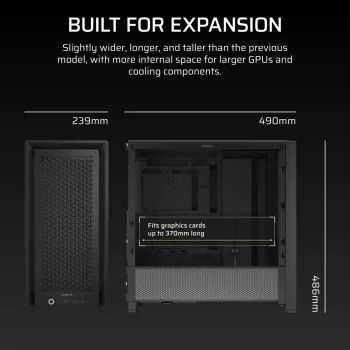 CORSAIR FRAME 4000D Midi-Tower-kotelo musta