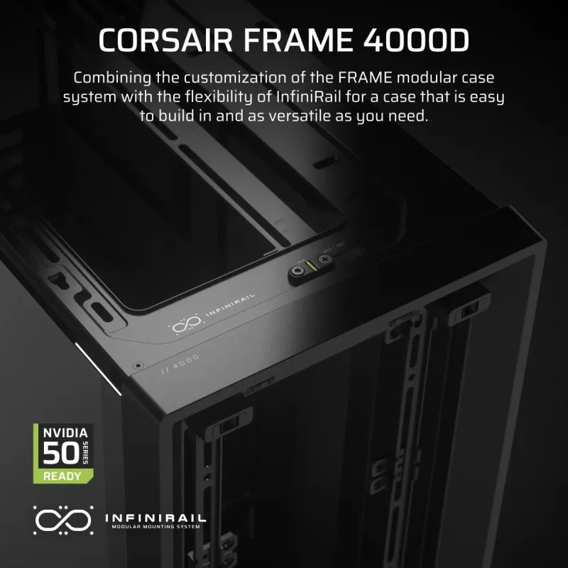 CORSAIR FRAME 4000D Midi-Tower-kotelo musta